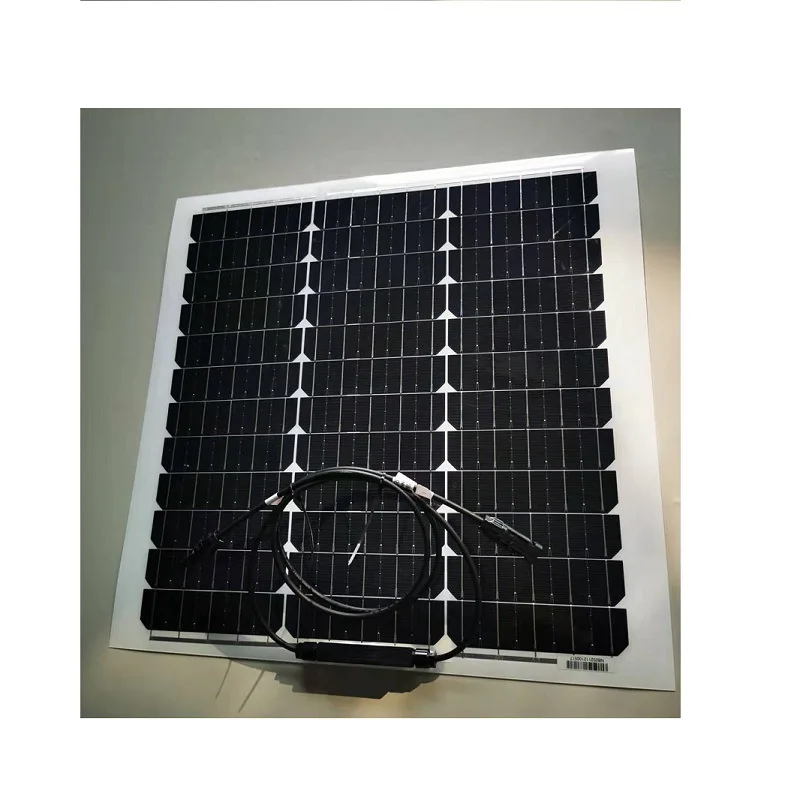 50W Solar Panel Flexible PET MONO 50W 100W Kit With Controller and Connector Cables 18V PV Panels Flexible