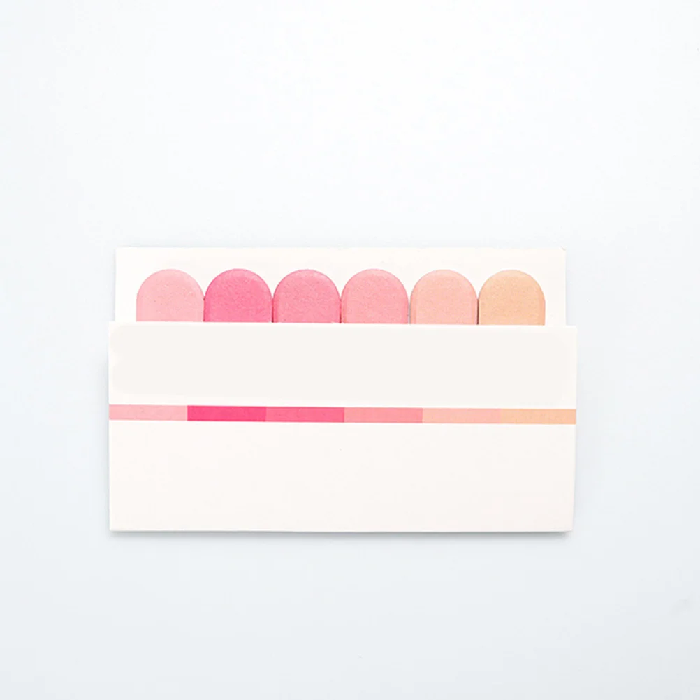 10Pcs Fluorescent Marker Sticker Page Mats Paper Sticky Tabs for Student Office School Use Colorful Writable Page Labels