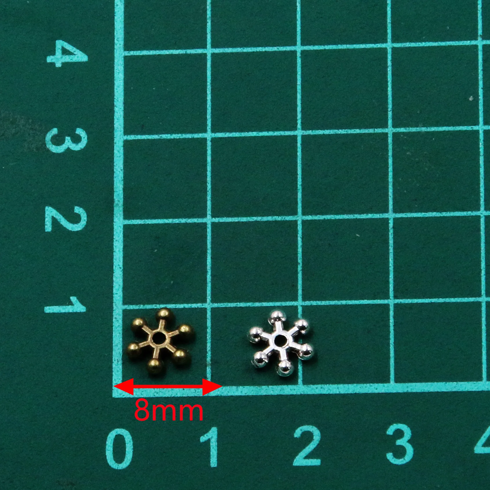50PCS 8mm DIY Alloy Jewelry Accessories, Spacer Beads Accessories image 2
