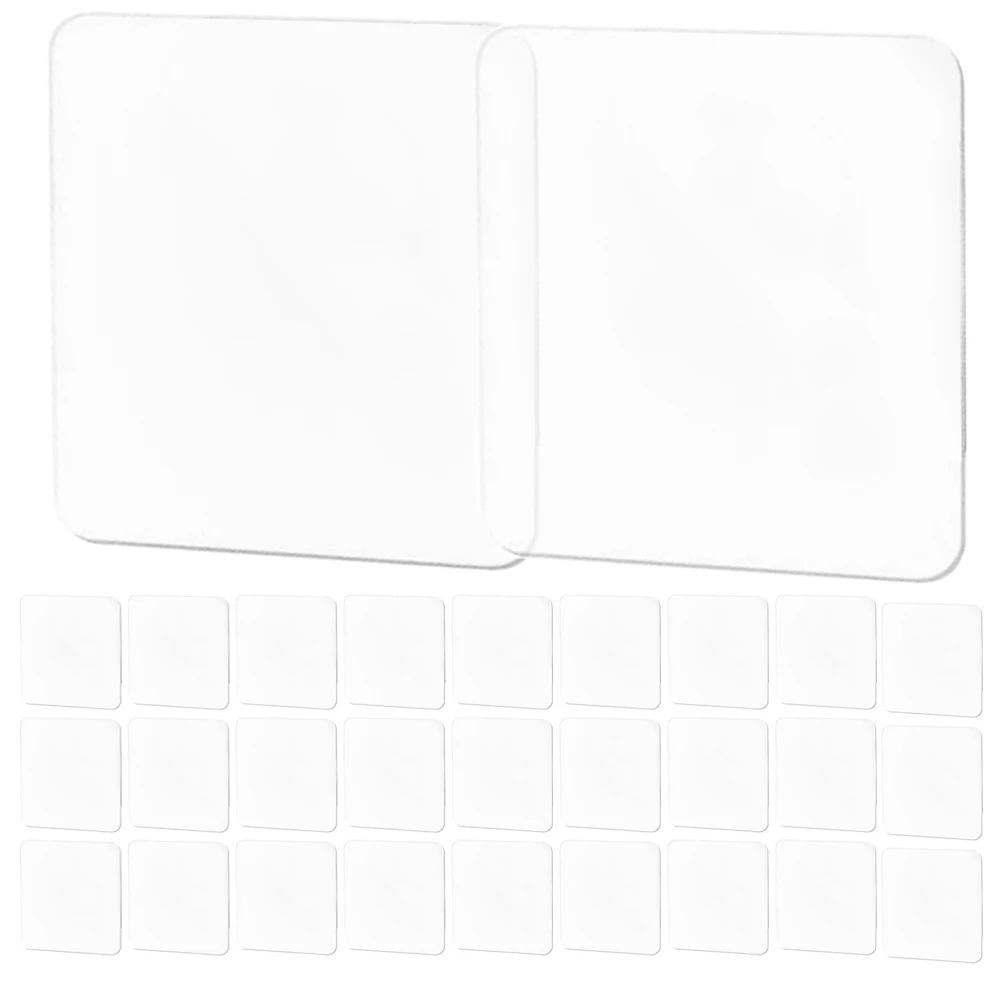 

Double Sided Adhesive Pads Transparent Wall Sticky Tape for Glass Wood Metal Plastic Balloons Mounting Clear Putty Antislip
