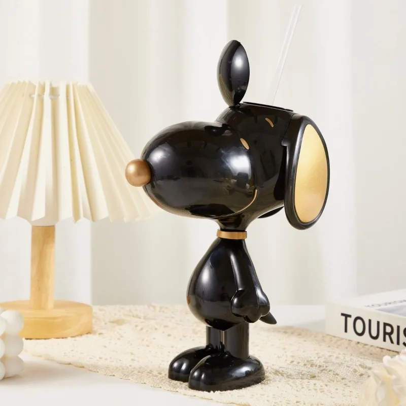 

Snoopy cartoon sippy cup men and women coffee milk tea cola cup creative trend cool model ornament surprise gift wholesale