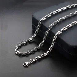 Fashion Simple Titanium Steel Coffee Beans Stainless Steel Necklace Female Necklace Jewelry Gift Hot Sale