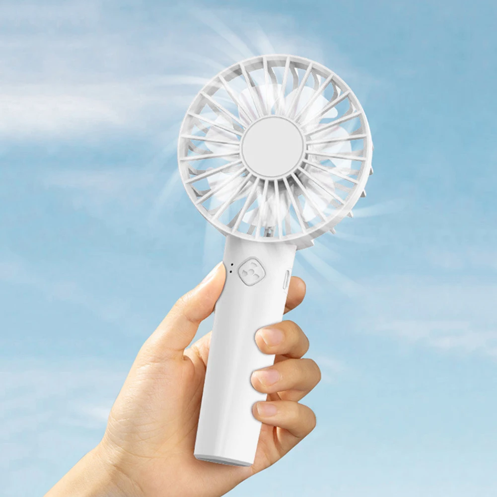 USB wiederauf ladbarer Mini starker Wind Hand ventilator 3 Geschwindigkeiten starker Wind tragbarer