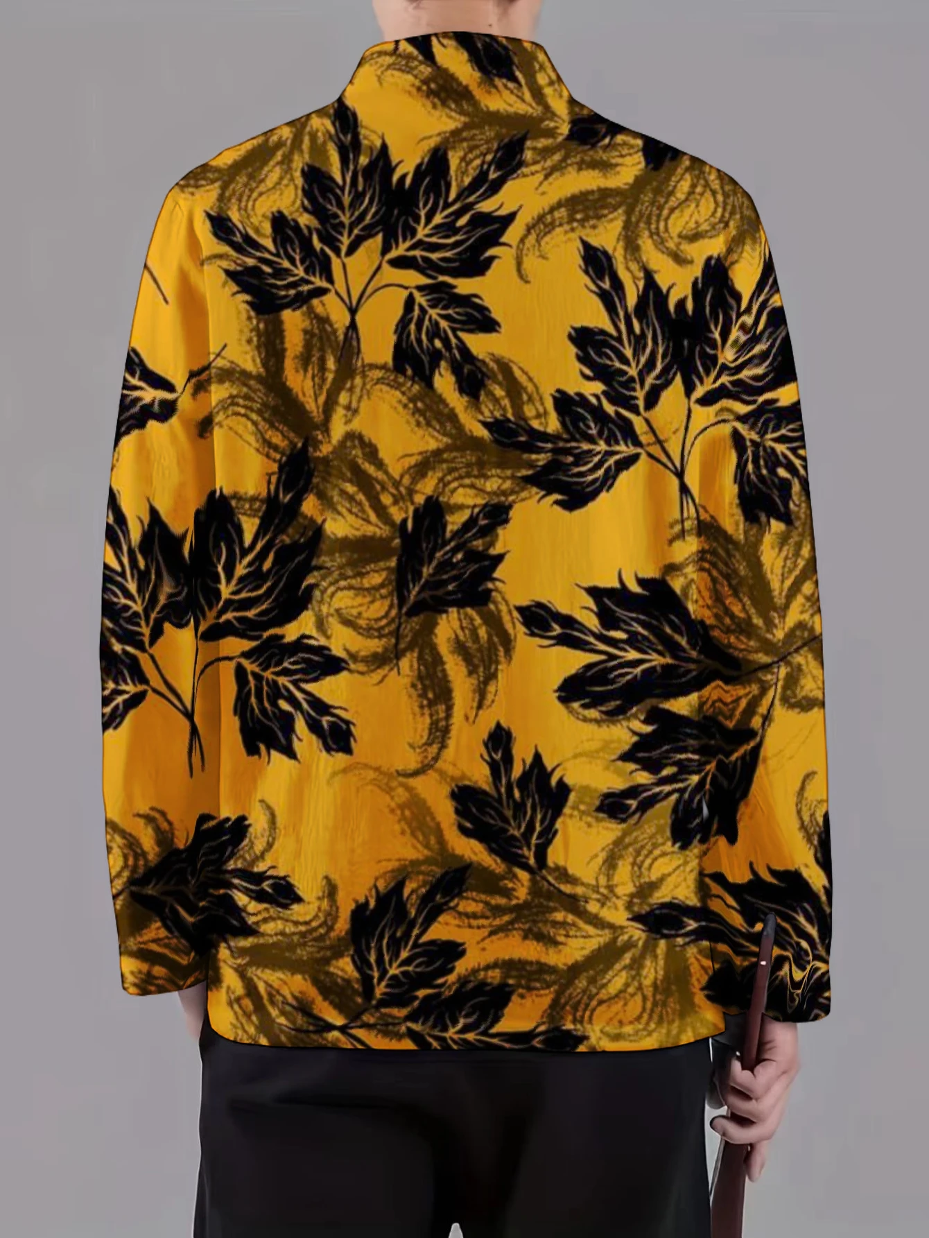 เสื้อแจ็คเก็ตผู้ชายคอจีน ติดกร - Craft And Art Difference บทวิจารณ์และราคา