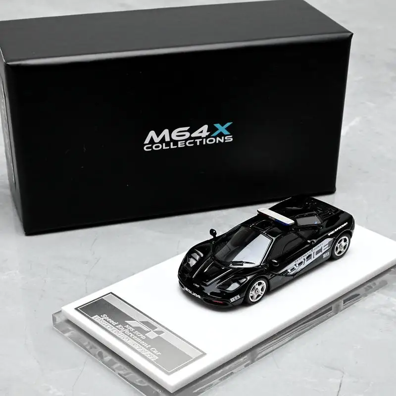 1:64 McLaren F1 Need for Speed high speed police car resin limited edition car tide play model, boy collection display gift.