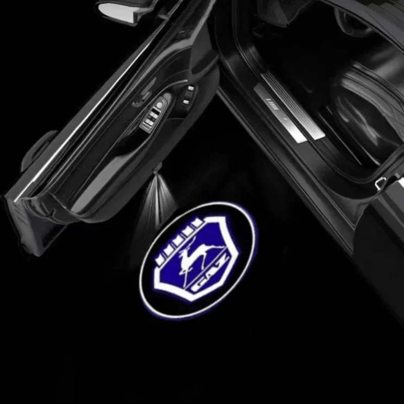 

Car styling Auto Door LED Decoration Wireless Welcome Light Logo Projector For GAZ Gazelle Ghost Shadow Welcome Lamps Car Goods
