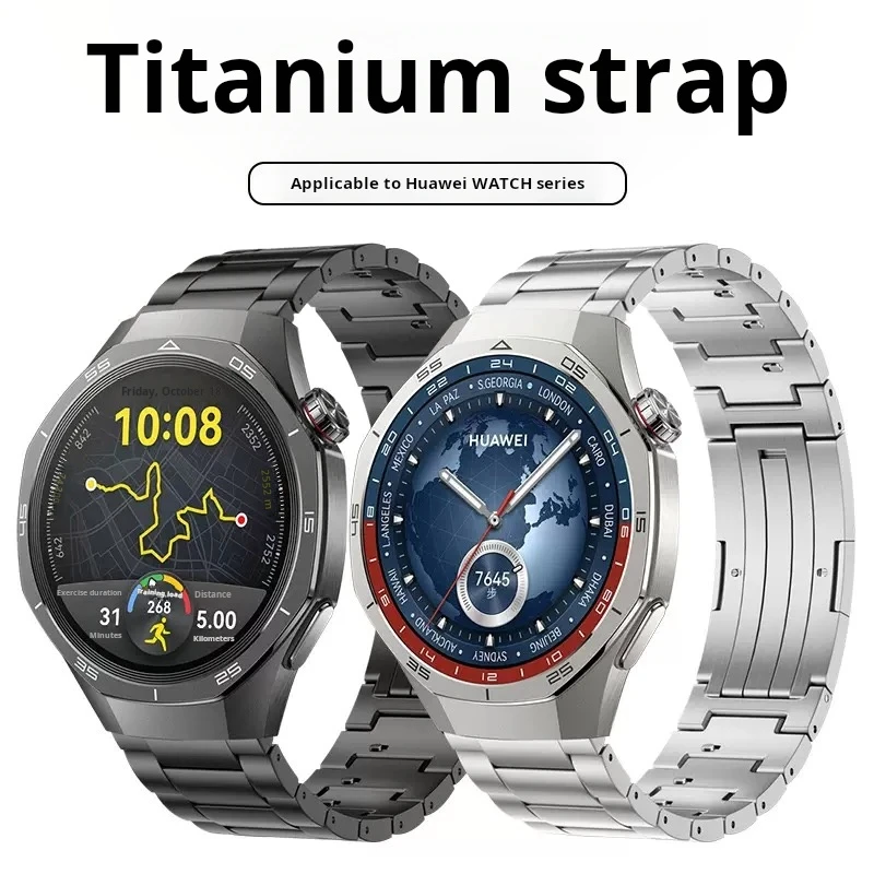 

Pure titanium strap For Huawei watch GT5 Pro 46mm Sport watchband for Huawei watch GT5/GT4/GT3 22mm 20mm Correa Bracelet
