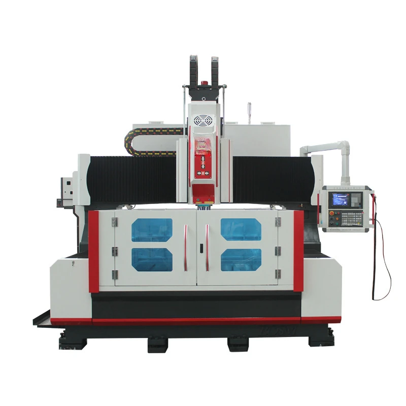 CNC machine bed processing pipe board flange valve drilling hole sharpening fully automatic three-axis dragon door CNC drill bed