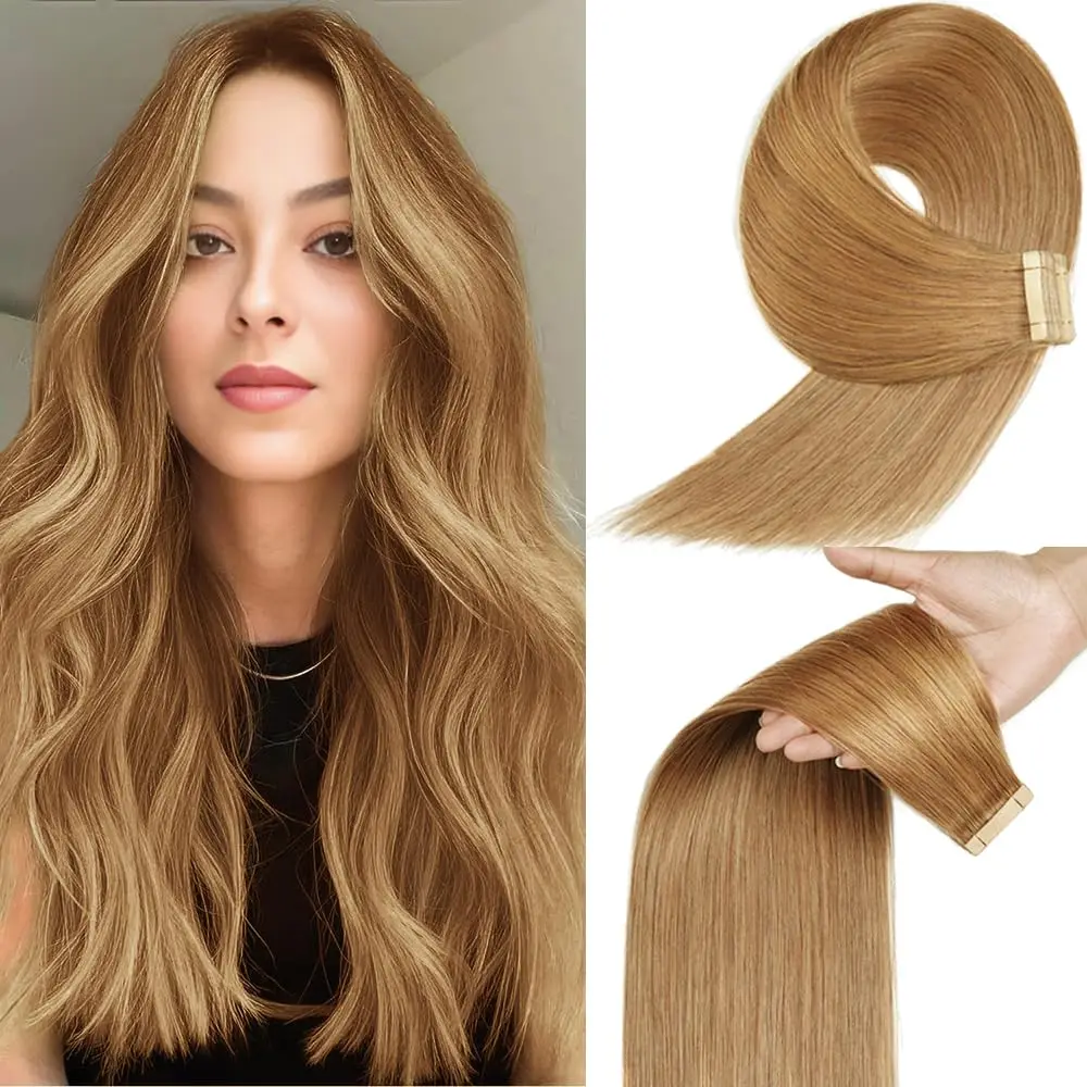 

Jessie's Wig #27 Tape in Hair Extensions 100% Remy Human Hair