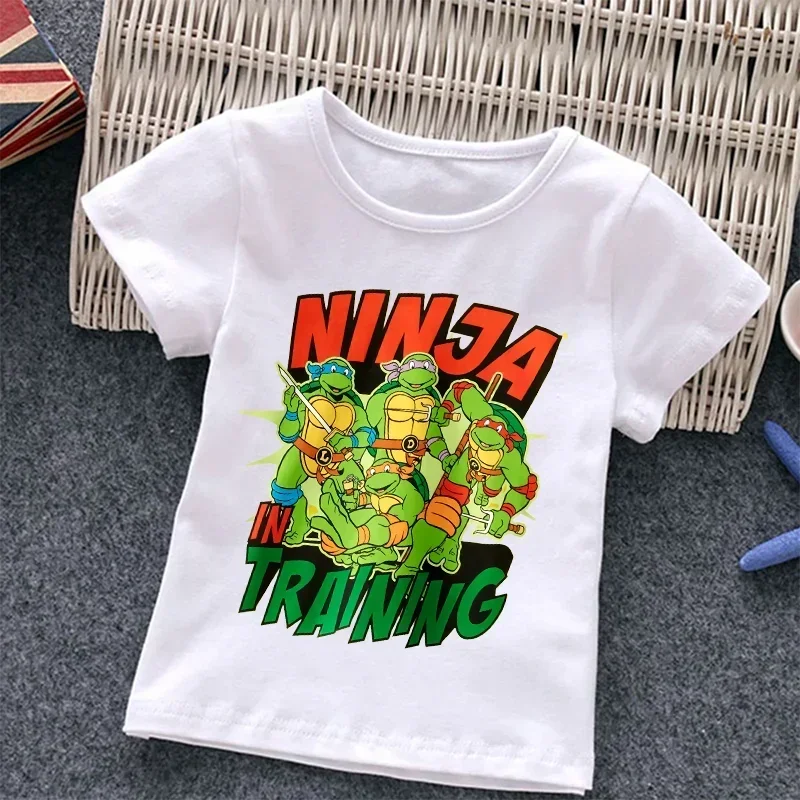 

Teenage Mutant Ninja Turtles Children T-Shirt Clothes Kids Girls Boys Fashion Harajuku T Shirt Little Baby Funny Casual Tops