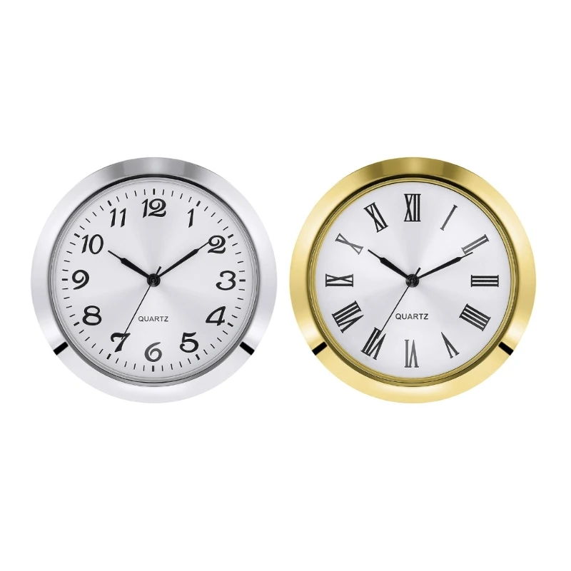 55mm Clock Quartzs PC21 Movement Round Watch Head Insert Classical Clock Crafts Dropshipping