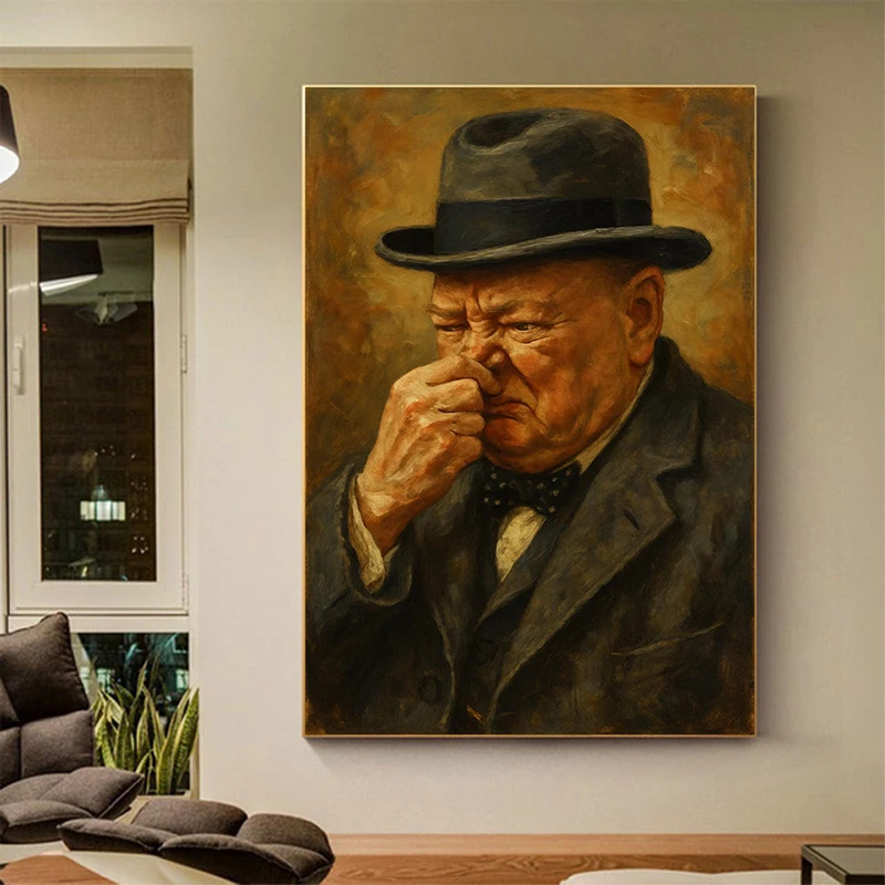 نتن المرحاض مضحك الفن الملصقات مضحك المشاهير يطبع حائط لوح رسم الفن صور غرفة المنزل الحديثة الحمام الديكور #4