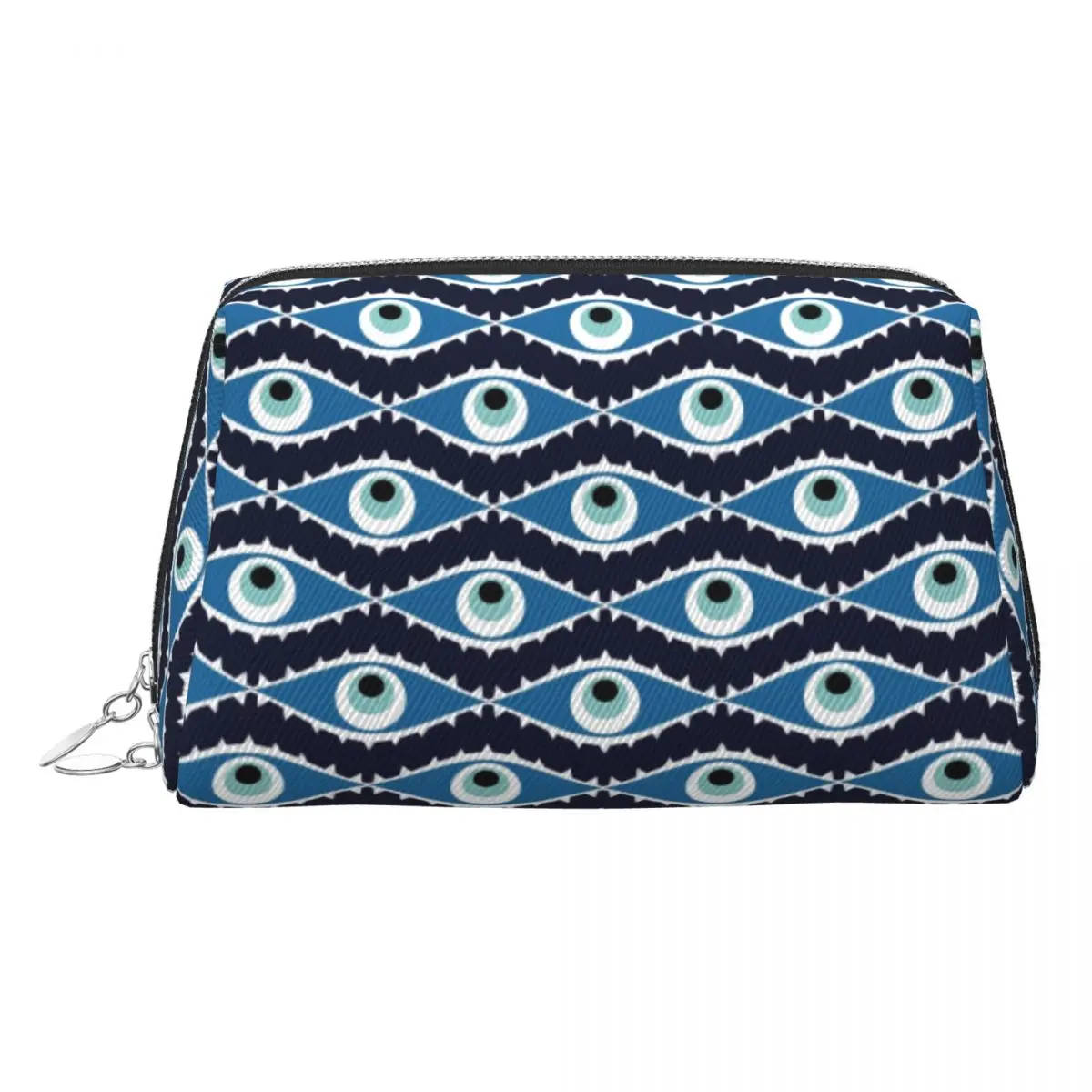 

Greek Evil Eye Cosmetic Bag Makeup Bags Evil Eye Blue Nazar Amulet Boho Travel Daily Toiletry Bag Organizer Storage Bag