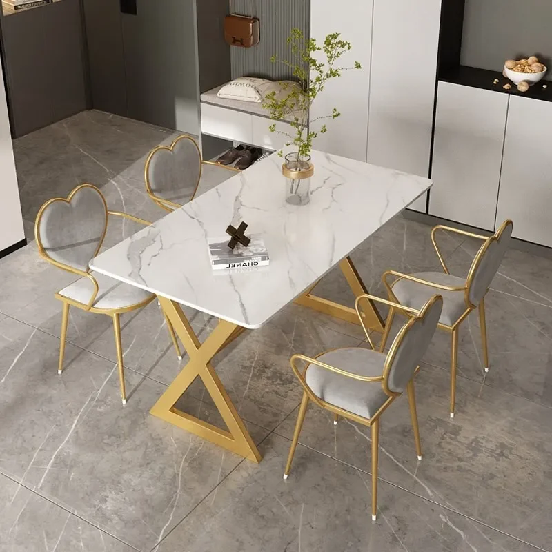 Minimalist Legs Dining Table Onement Nordic Kitchen Hallway Coffee Tables Office Princess Modern Mesas De Jantar Hotel Furniture image 3