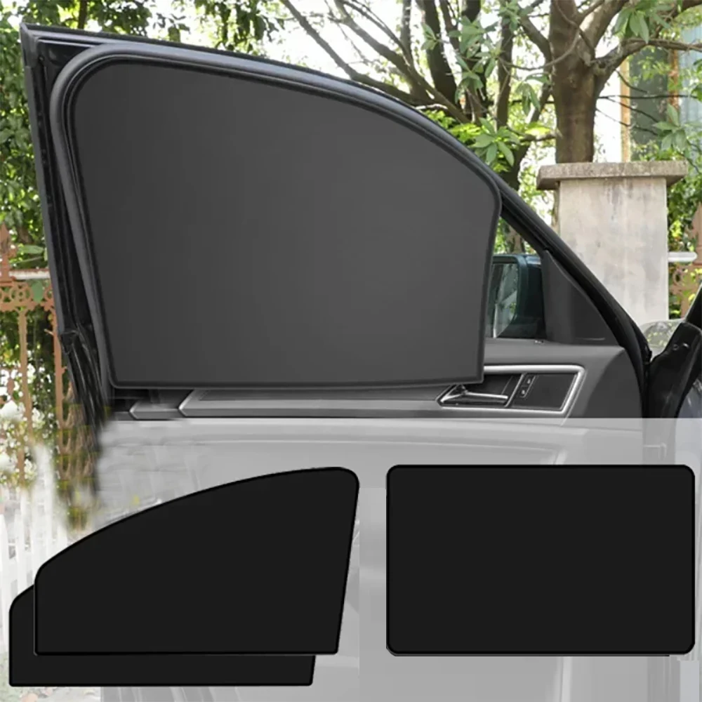 

1X Magnetic Car Window Sunshade Cover Summer UV Protection Car Side Front Rear Window Mesh Curtain Protector Cover Accessories