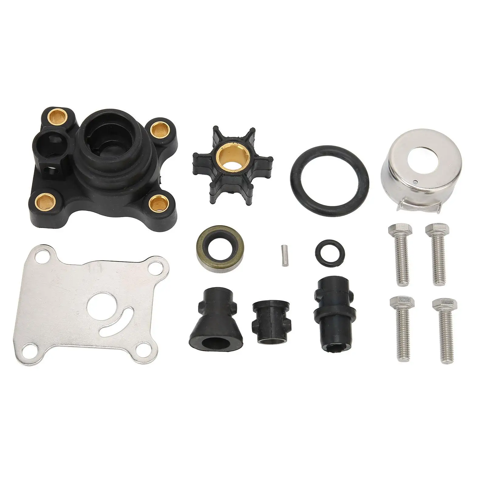 18-3327 Water Pump Impeller Repair Kit - Durable ABS & Aluminum Alloy for johnson Evinrude 9.9hp 15hp - High Temp Resistant