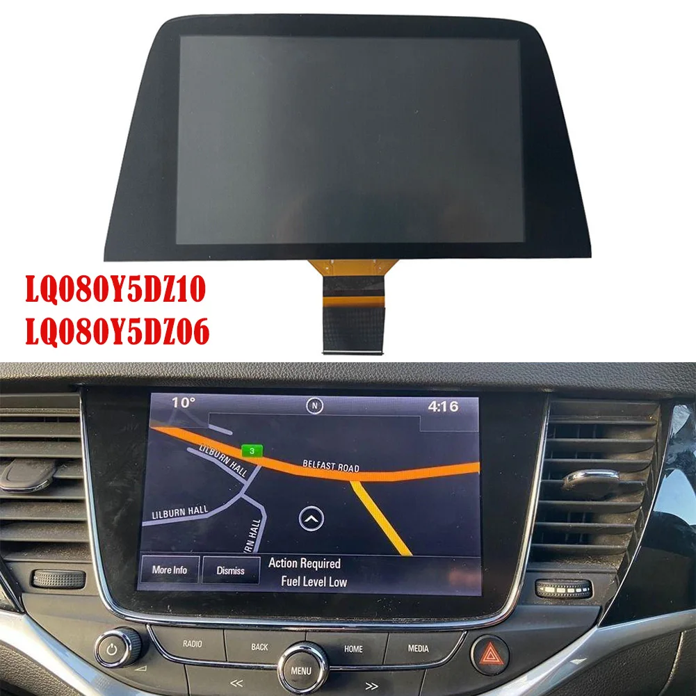 Touch Screen LCD Display Assembly LQ080Y5DZ09 LQ080Y5DZ06 LQ080Y5DZ10 LQ080Y5DZ11 For Vauxhall For Astra For Mokka For Grandland