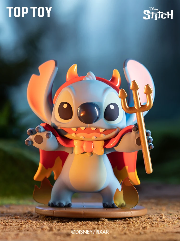 Toptoy New Disney Stitch Figure Toys Disney Stitch Funny Diary Series Anime Figures Desktop Ornament Suprised Box Gifts For Kids