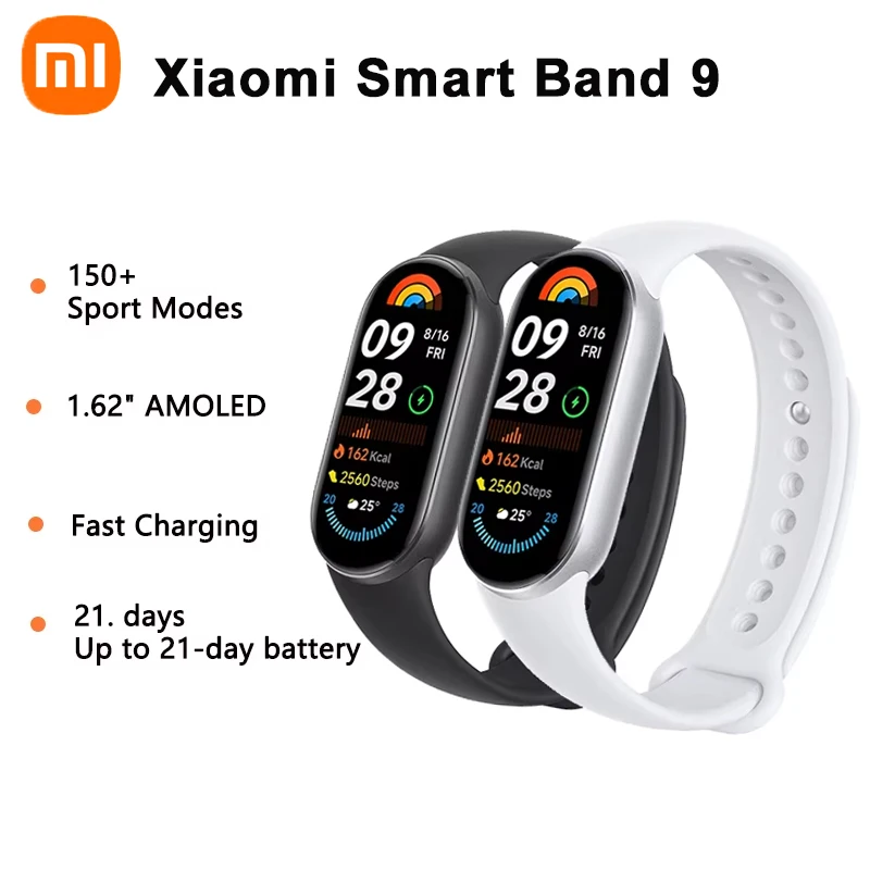 Global Version Xiaomi Smart Band 9 Smart Bracelet 1.62