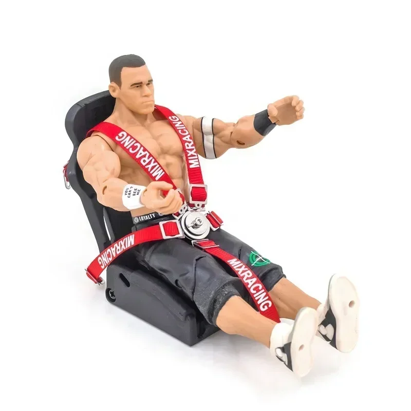 1:10 스케일 드라이버 스포츠 시트 레이싱 시트 벨트 액션 피규어 1/10 RC 크롤러 액시얼 레이스 RR10 SCX10 카프라 1.9 UTB TRX4 D90용