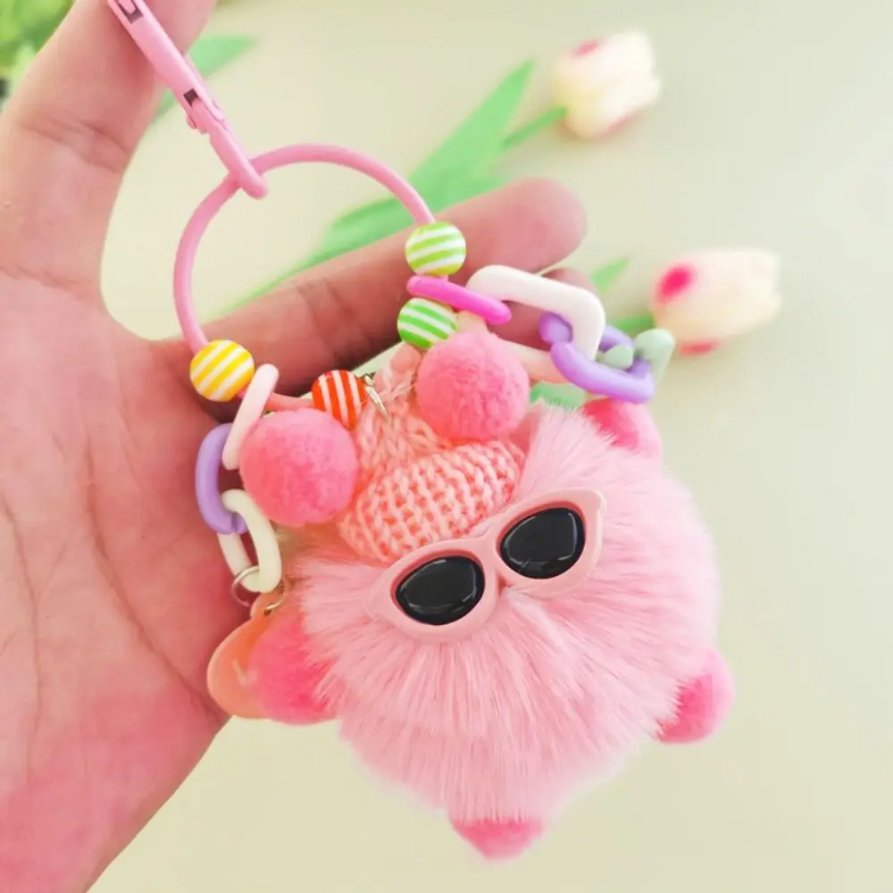 Gifts Lovers Elf Rex Rabbit Hair Pendant Fashion Diy Couples Keychain Kawaii Plush Bag Decoration