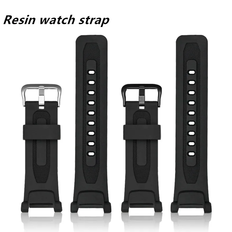 18x27mm Men Waterproof Rubber Resin watch strap For Casio G shock PRG-240 PRG-40 Dedicated interface  Watch Accessories