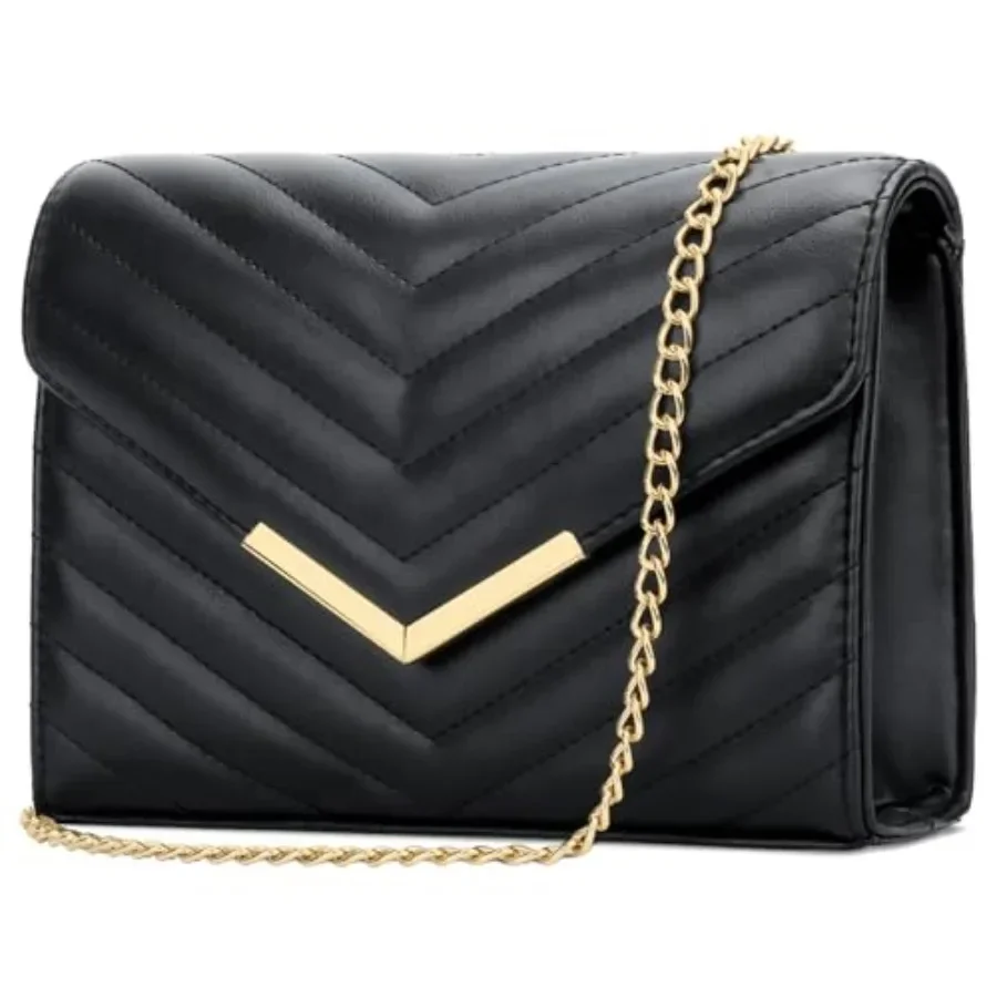 

KKXIU Women Formal Vegan Leather Evening Envelope Clutch Purses and Handbags for Party Wedding Prom Bridal