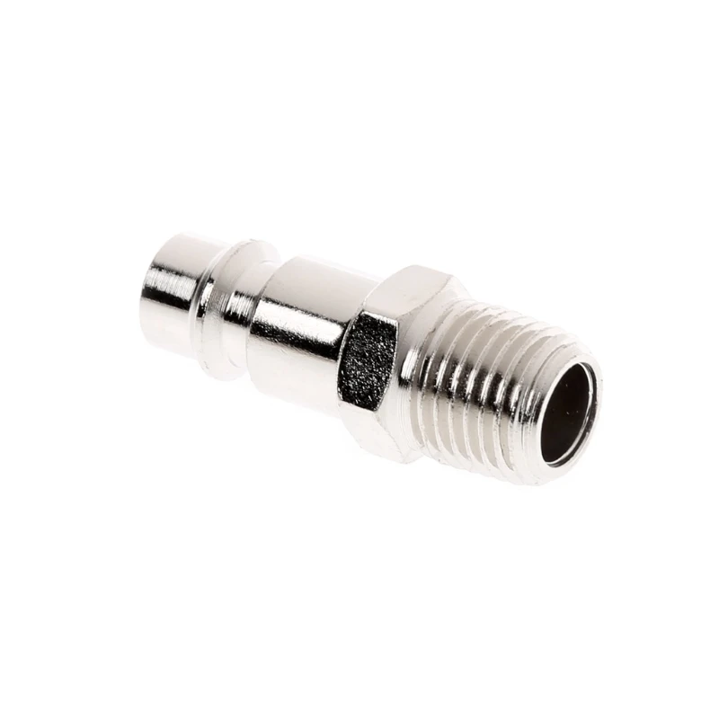 Euro Air Line Hose Fitting Connector Quick Release 1/4 Inch BSP Male Thread