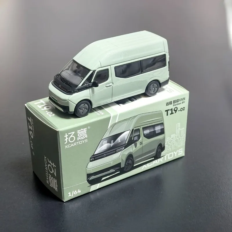 

XCARTOYS T19 02, пульт дистанционного управления Super VAN, зеленый 1 64, коллекция моделей автомобилей из сплава, красивые маленькие подарки для детей