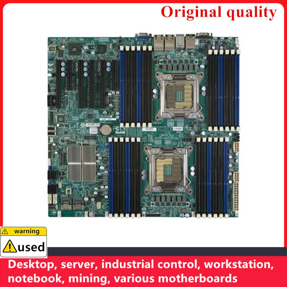 

Используется для материнских плат Supermicro X10DRH-iT C612 LGA 2011-3 V3 DDR4 ECC 1T, Серверная рабочая станция, материнская плата стандарта SATA3 USB3.0