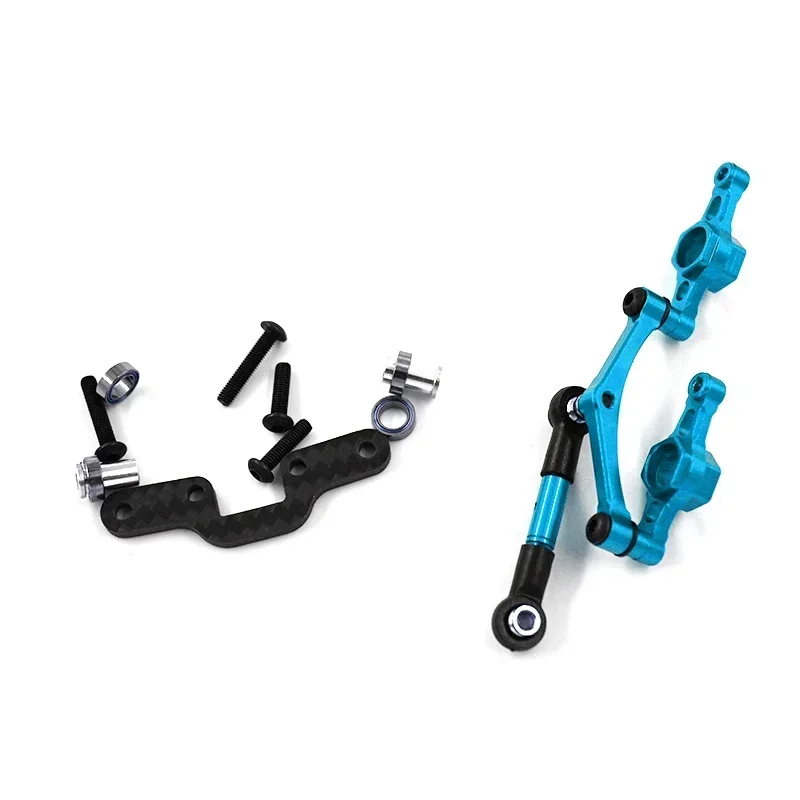 TT-02 CNC Aluminum Crank Steering Arm with Bridge for 1:10 RC Car Tamiya TT02 image 6