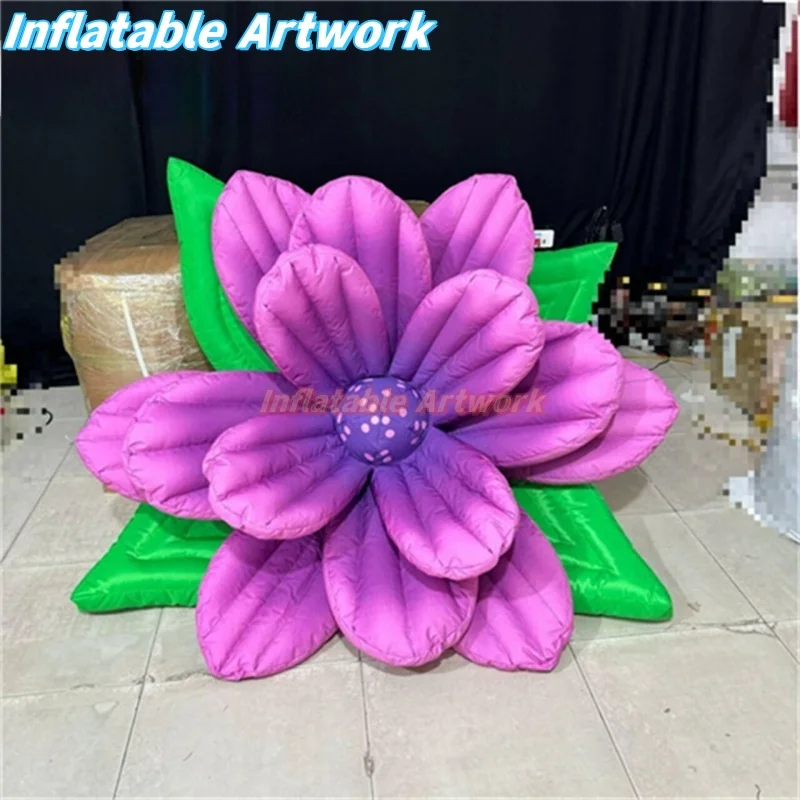 

Customized Event Party Rental Giant Inflatable Rose Flower for Stage Concert Toys