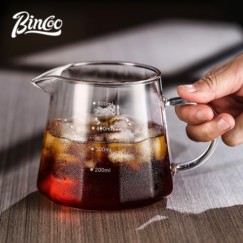 Bincoo Glass Coffee Sharing Pot Tasting Cup Set V01 Filter Cup Drip Filter Paper Funnel Hand Brewing Pot