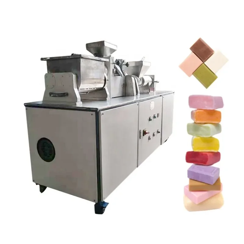 Automatic Laundry Milling Mixing Bar Soap Making Machine Production Line High Speed Good Quality Small Soap Making Machine