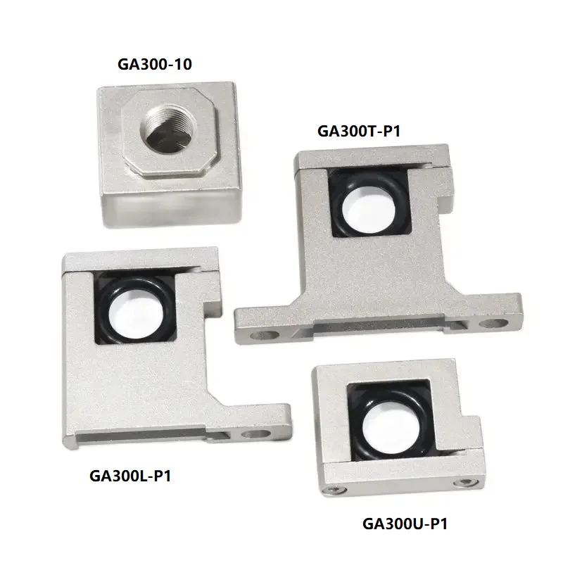 Soporte de conexión de filtro, bloque de distribución de aire GA 200/300/400/600T L U tipo AIRTAC