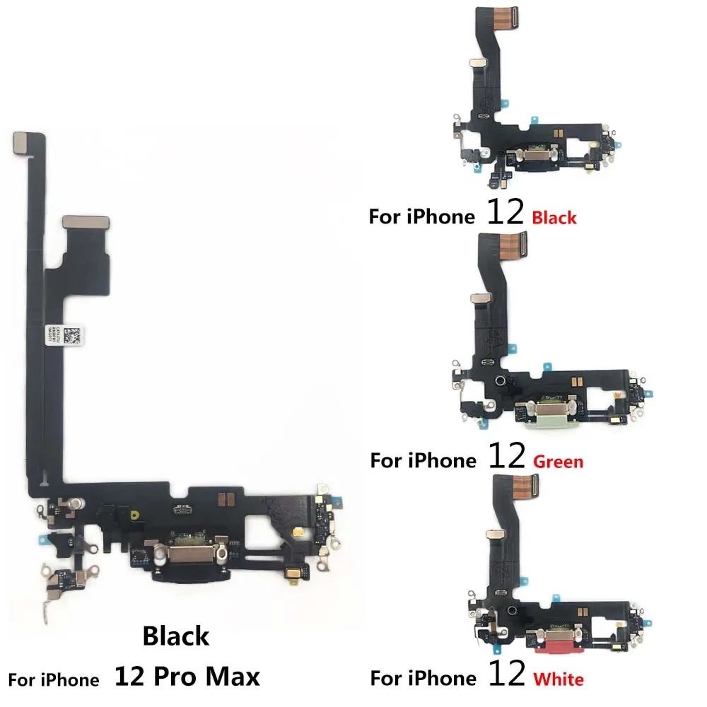 Imagem -02 - Doca de Carregamento Usb Jack Tomada Porto Conector Charge Board Cabo Flex para Iphone 12 Pro Max 12 Mini 100 Novo