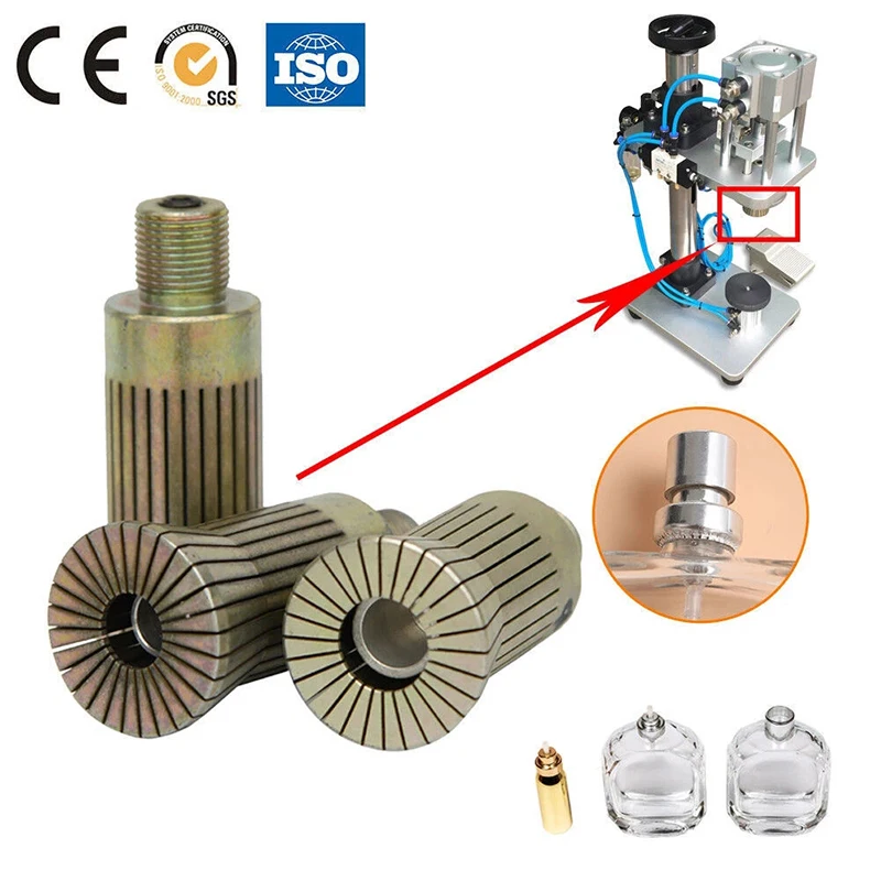 

1 PC Capping Head for Perfume Bottle Caping Crimping Machine Cap Press Crimp Heads Oral Grab Mouth For Capping Machine