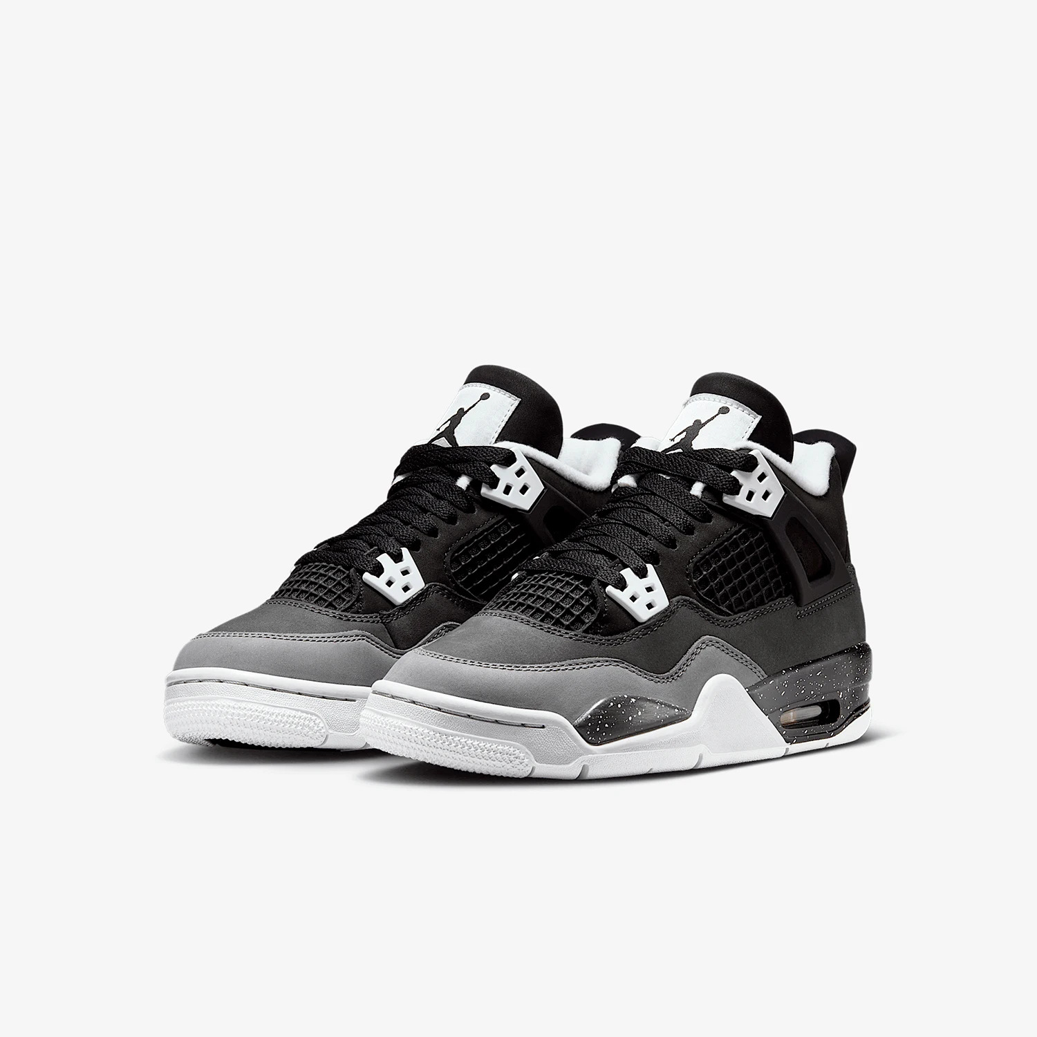 Nike genuine Air Jordan 4 GS women's large children's shock-absorbing sports shoes FQ8213-002 view 2