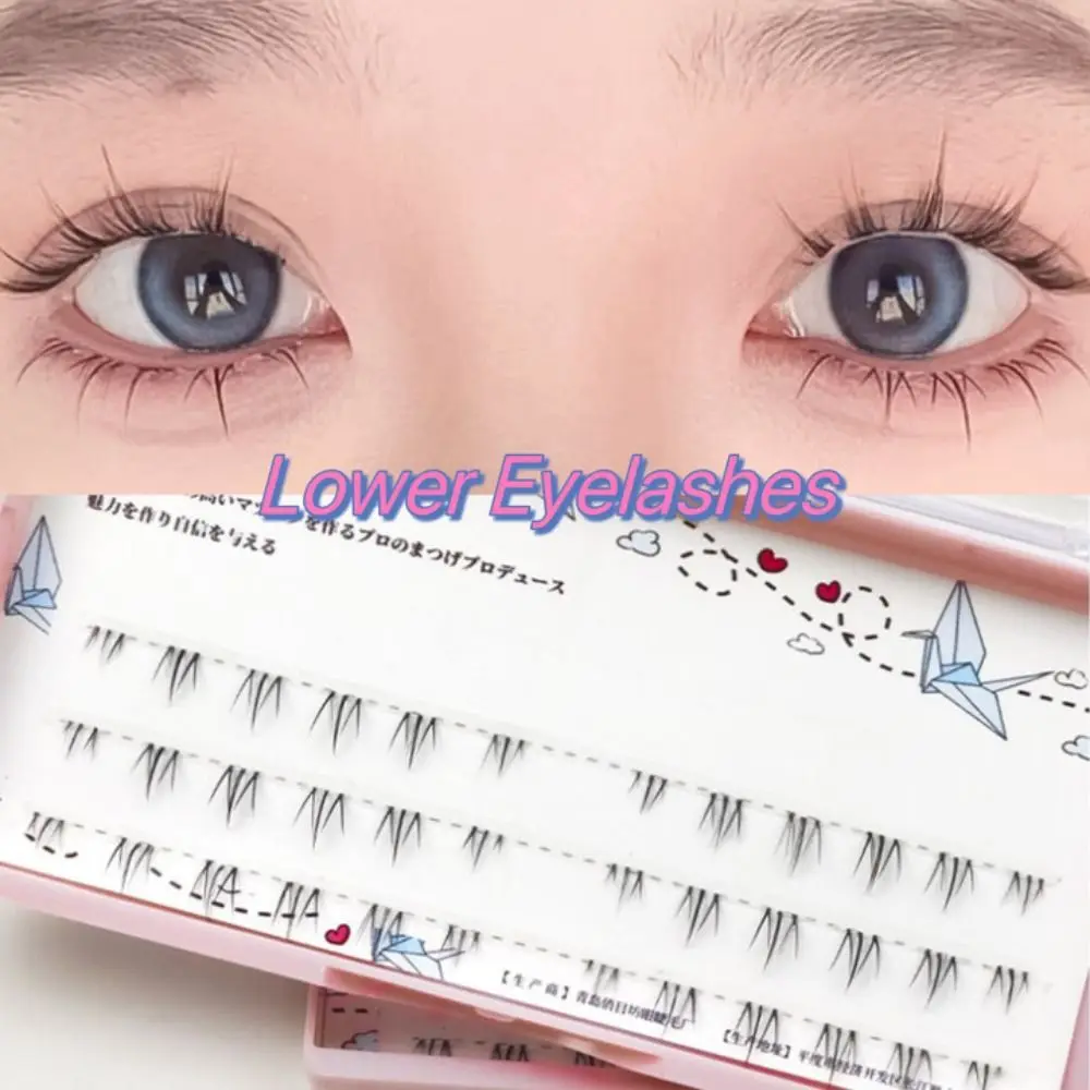Neue handgefertigte untere Wimpern, Augen-Make-up-Tools, natürliche lange untere Wimpern, Wimpernverlängerung, künstliche Wimpern für Frauen