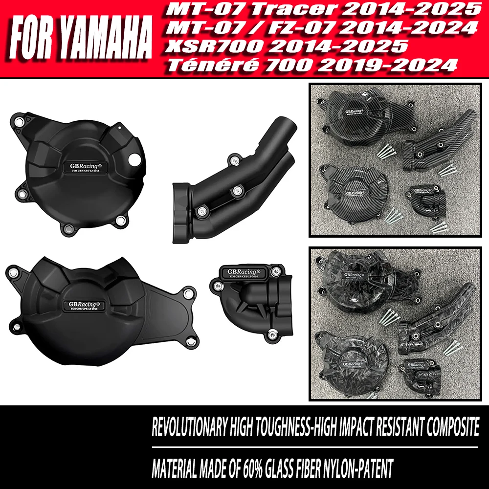 

Engine Protective Cover For YAMAHA MT07 FZ07 SXR700 2014-2025 MT-07 TRACER 2014-2025 Tenere 700 2019 2020 2021 2022 2023 2024