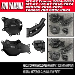 Engine Protective Cover For YAMAHA MT07 FZ07 SXR700 2014-2025 MT-07 TRACER 2014-2025 Tenere 700 2019 2020 2021 2022 2023 2024