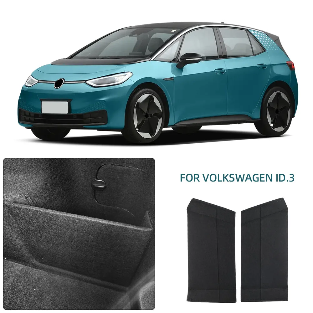 For Volkswagen VW ID3 ID.3 2020 - 2025 Car Rear Trunk Storage Box Partition Trunk Organizer Dividers Interior Accessories
