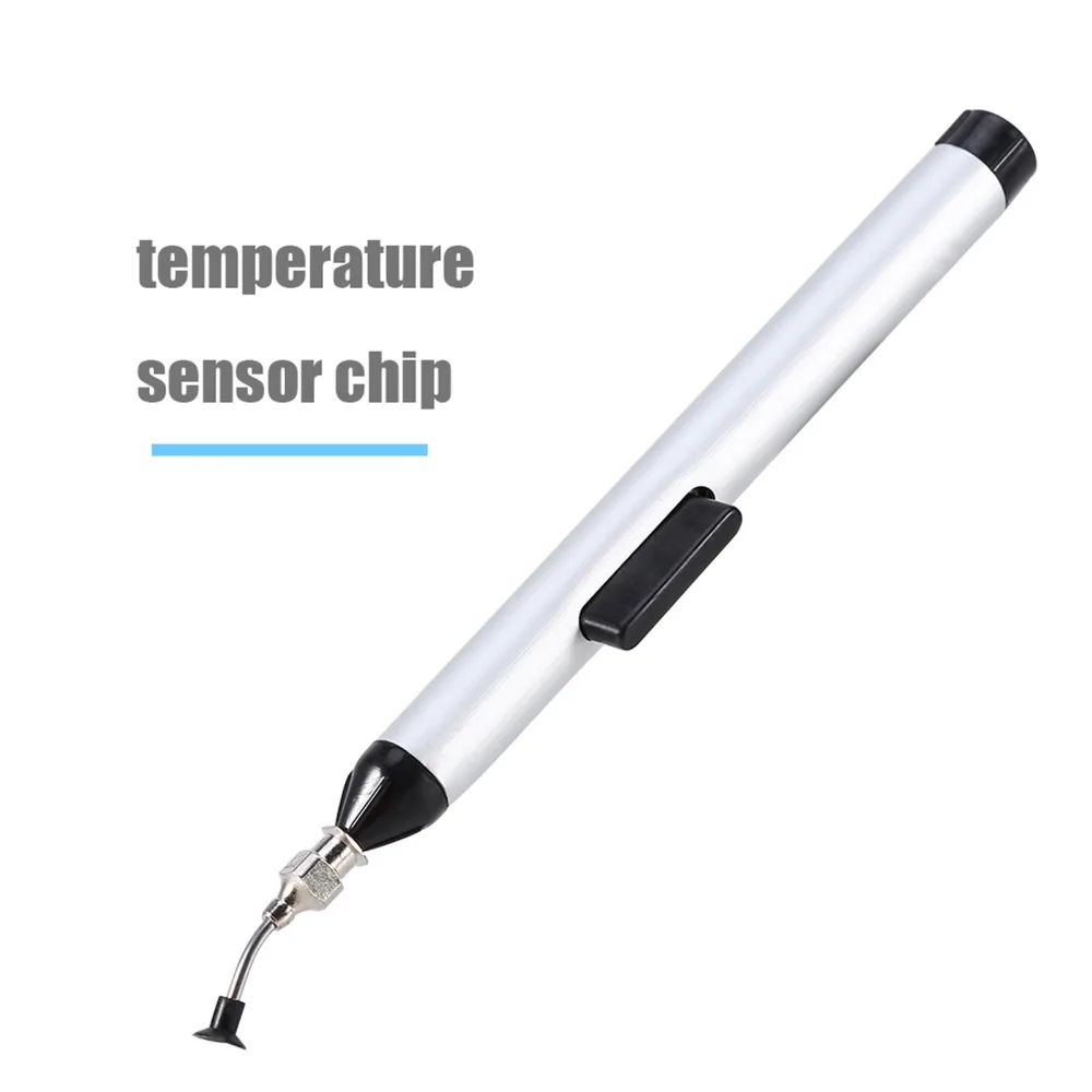 3 Suction Heads Vacuum Suction Pen Manual Tool Fine Welding Tip Desoldering Pump 150mm Length Vacuum Pick Up Tool