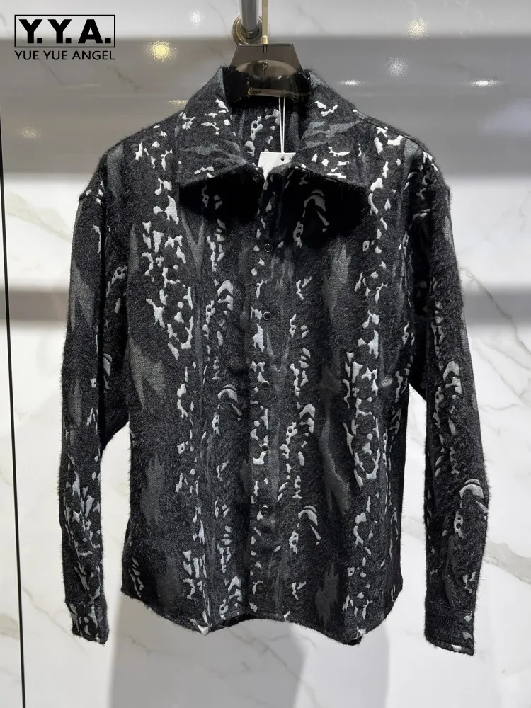 

Высококачественная осенняя мужская куртка с цветочным принтом, повседневная уличная одежда, новый дизайн, однобортная модная верхняя одежда, пальто Sembali Fit Jacket