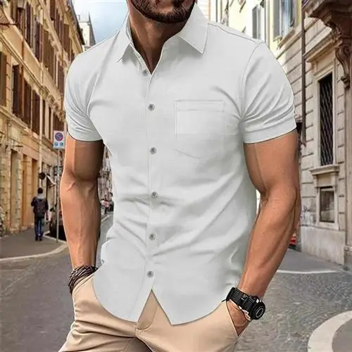 

Youth Chest ket Button ort Swedi irt Ice Sensation Sun Protection Treaent Loose Fit oulder Sve Commute Sle