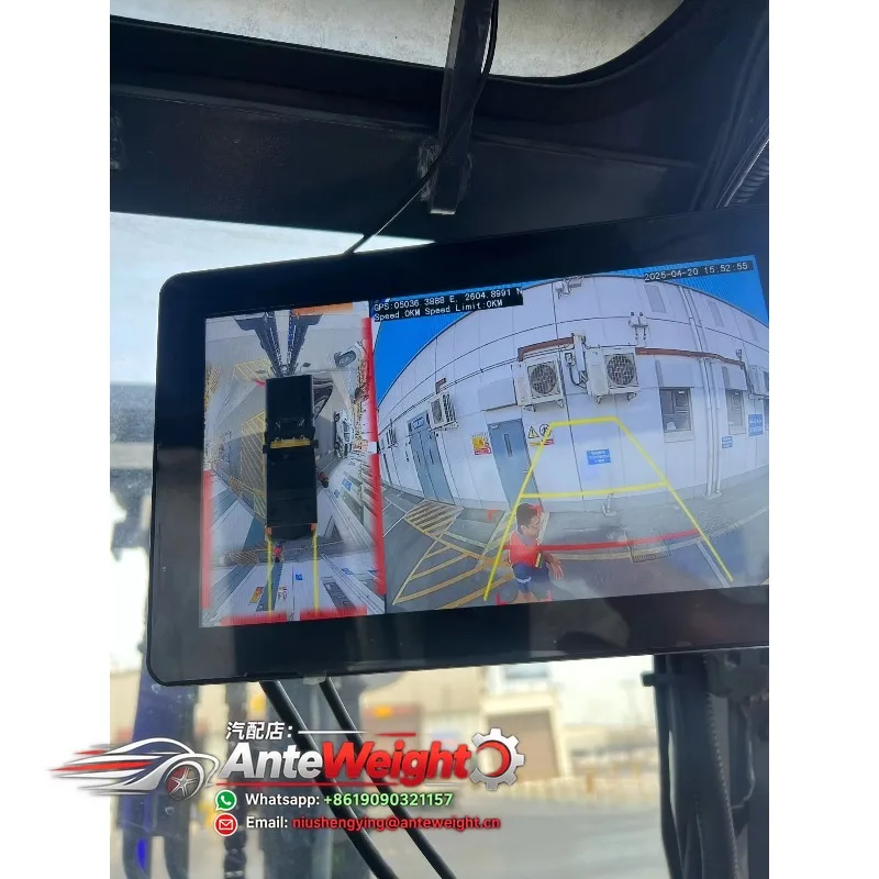 360 Degree Surround Camera System Car Reversing Camera Backup Camera System for RV Forklift Mining Truck Large Vehicle Excavator