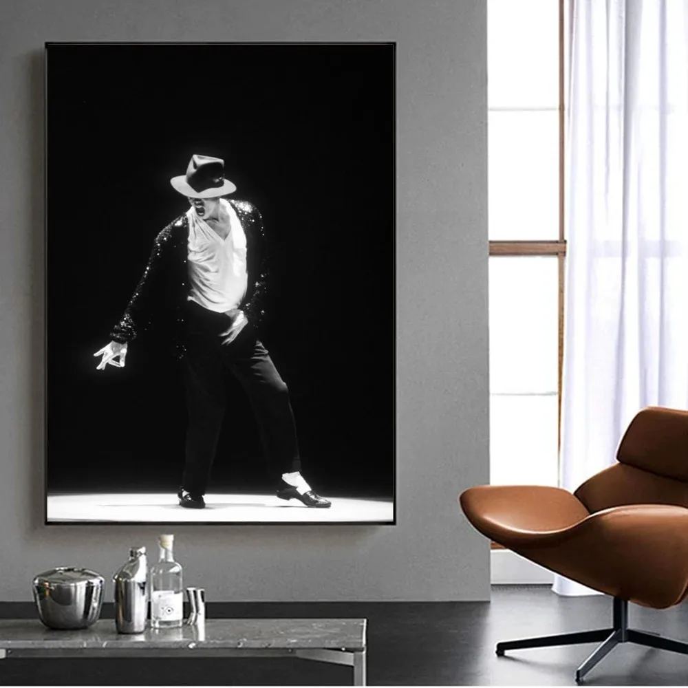 ملصق مايكل جاكسون ، ملصق أنيمي كلاسيكي ، ملصق حائط لغرفة المعيشة ، ديكور بار ، ديكور فني #4