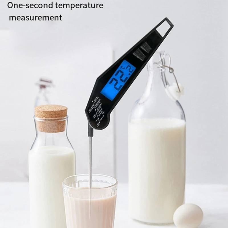 HOT SALE Digital Instant Read Meat Thermometer With Foldable Probe For Kitchen, Frying, Grilling