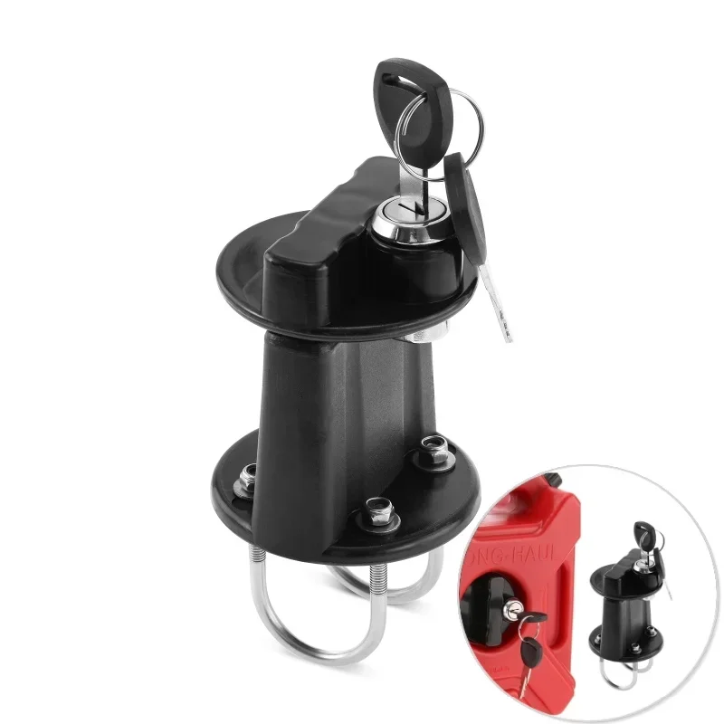 Updated Bracket Lock Clamp With Key Gas Fuel Petrol Oil Tank Container for 3L 5L Fuel Tank