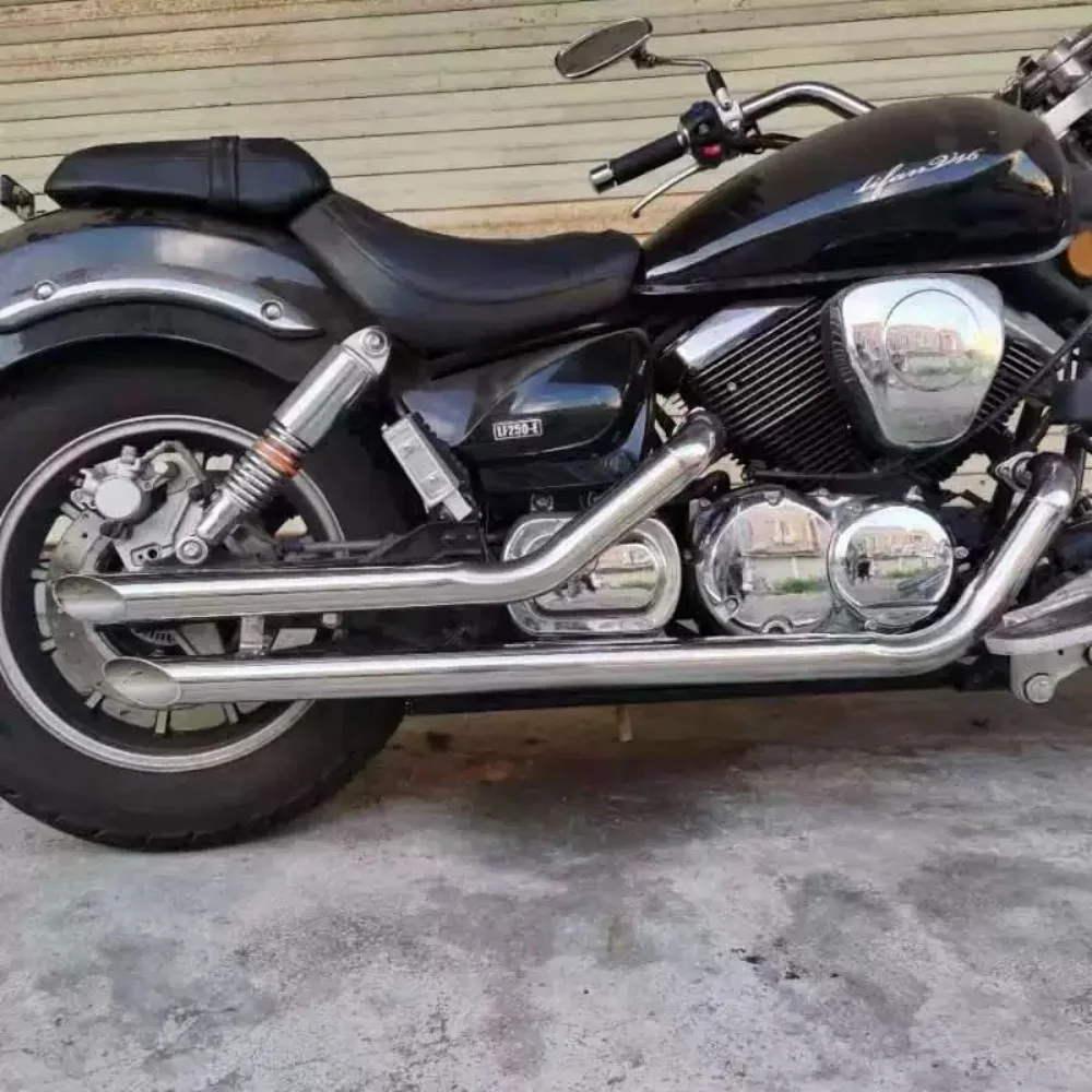 Good Quality For Lifan V16 custom exhaust pipe custom retro exhaust horseshoe sound